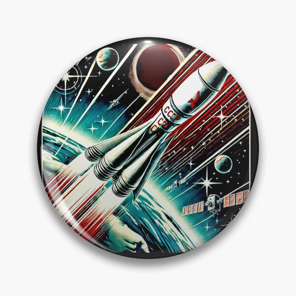Item preview, Cold War Space Race 1960's USSR#6 designed and sold by Helios Be. Lavsh.