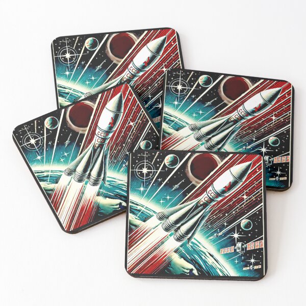 Item preview, Cold War Space Race 1960's USSR#6 designed and sold by Helios Be. Lavsh.