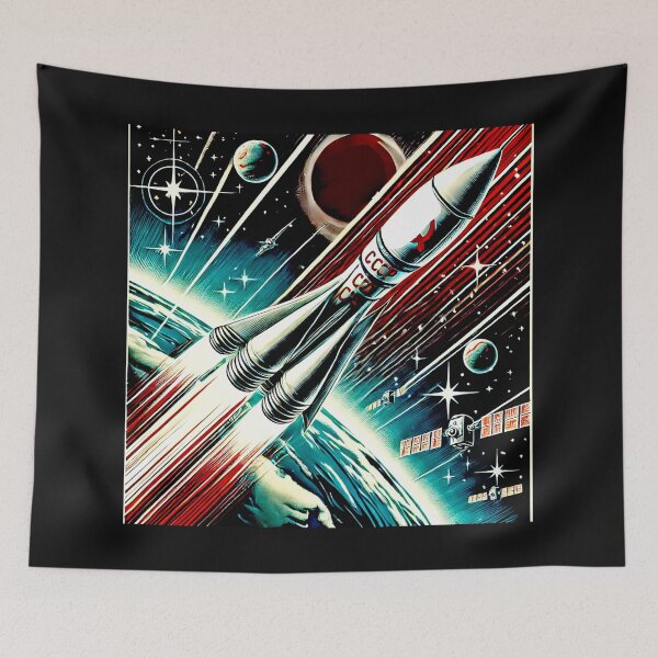 Item preview, Cold War Space Race 1960's USSR#6 designed and sold by Helios Be. Lavsh.