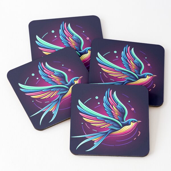 Item preview, Colorful swallow  designed and sold by Dogandesighn.