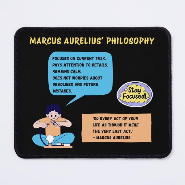 Item preview, Marcus Aurelius’ Stoic Philosophy on Seizing the Present Moment| Stoicism Teachings designed and sold by LexaArtworks.