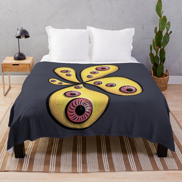 Item preview, Weird Gothic Flower - Eye Monster Trippy Horror Art designed and sold by Boriana Giormova.
