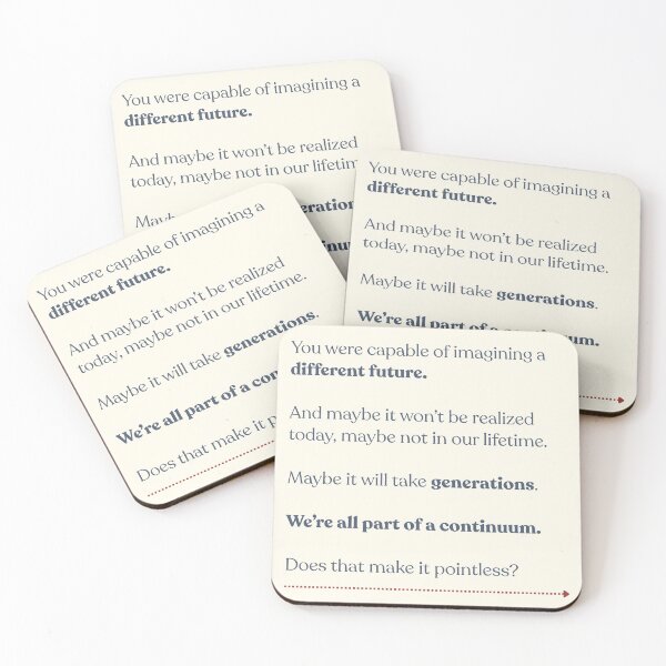 Item preview, We're all part of a continuum. designed and sold by hope.scroll.