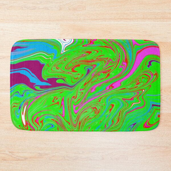 Item preview, Green spiral with pink red and blue designed and sold by SassyJadePrints.