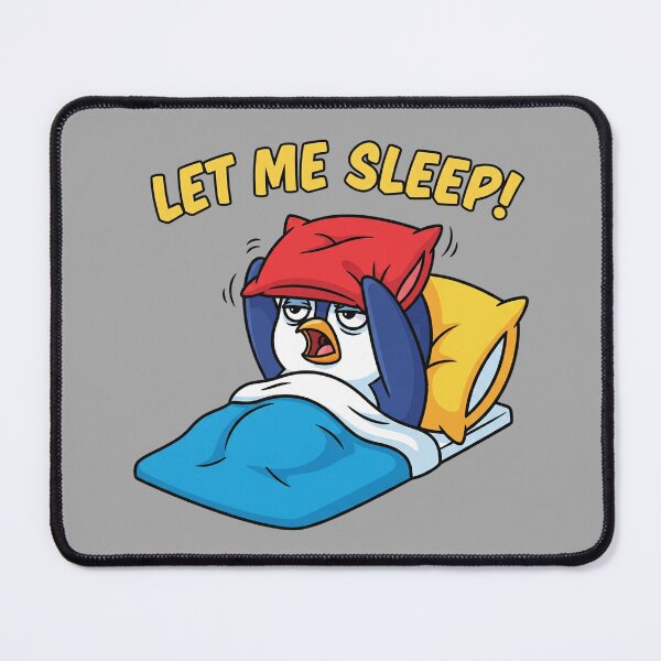 Item preview, Let Me Sleep Penguin – Midnight Meltdown Mode designed and sold by ELzor Arts.