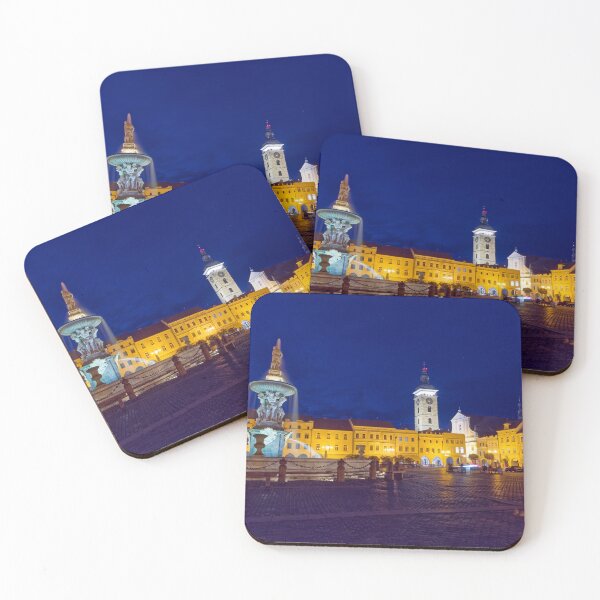 Item preview, Samson Fountain and Black Tower on the Market Square in Budweis designed and sold by Klaus Offermann.