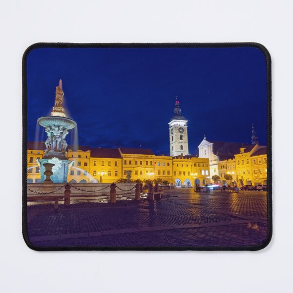 Item preview, Samson Fountain and Black Tower on the Market Square in Budweis designed and sold by Klaus Offermann.