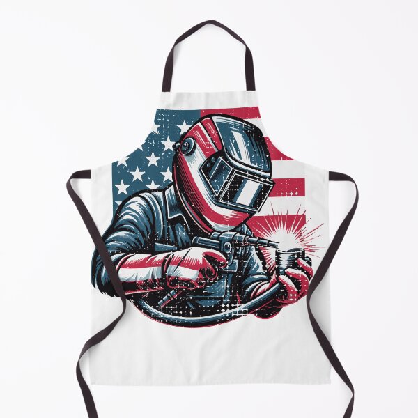 Item preview, American Flag Welder America Welding designed and sold by Merch Mann.