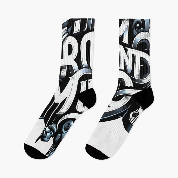 Item preview, Hangaround Music Logo, Graffiti Style Silver/Blue designed and sold by Salimgor Hangaround Music.