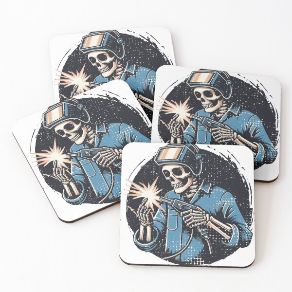 Item preview, Skeleton Welding Skilled Welder designed and sold by Merch Mann.
