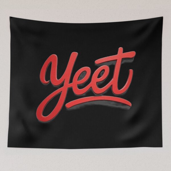 Item preview, Vibrant Red Graffiti "Yeet"  designed and sold by DesignsMjB.