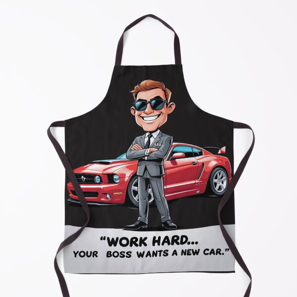 Item preview, Corporate Satire – Work Hard Your Boss Wants a New Car – Funny Anti-Work Cartoon designed and sold by Urban-Pulse-UP.