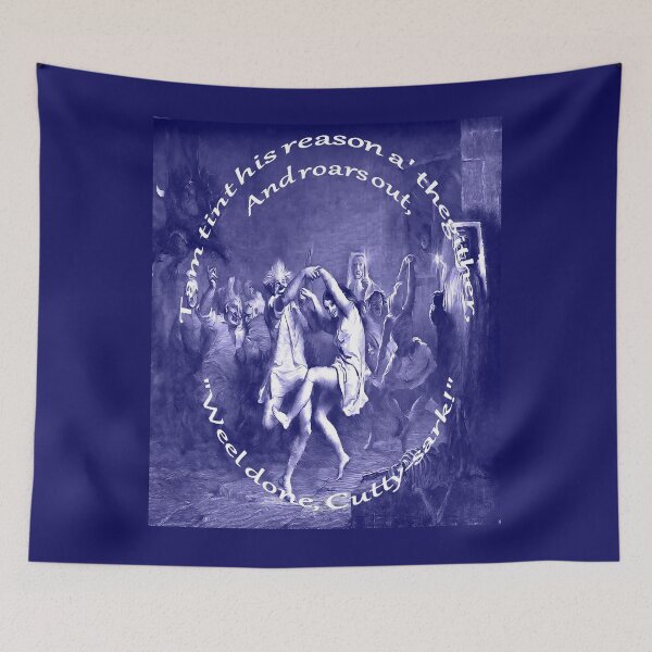 Item preview, Tom Lost His Reason All Together Burns Night In Blue designed and sold by taiche.
