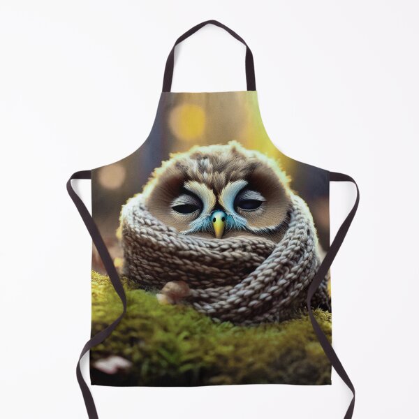 Item preview, Minimalist Sleepy Owl – Forest Wall Art designed and sold by VibeMotion.