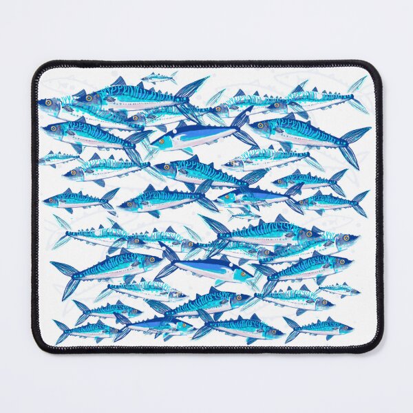 Item preview, A shoal of Mackerel designed and sold by MollyMacLiving.