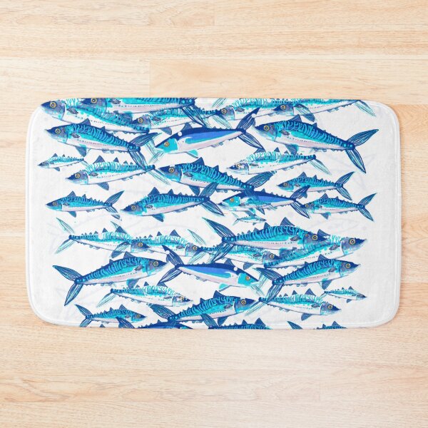 Item preview, A shoal of Mackerel  designed and sold by MollyMacLiving.