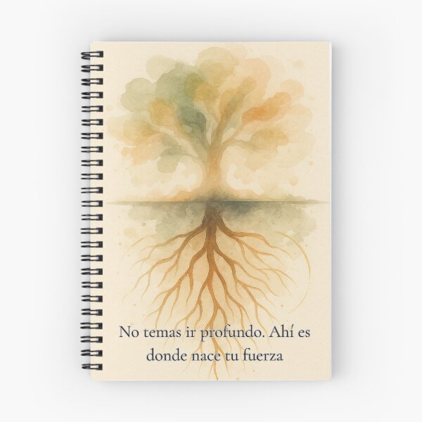 Item preview, Roots – art with inspirational Spanish phrases. designed and sold by Habita Tu Espacio.