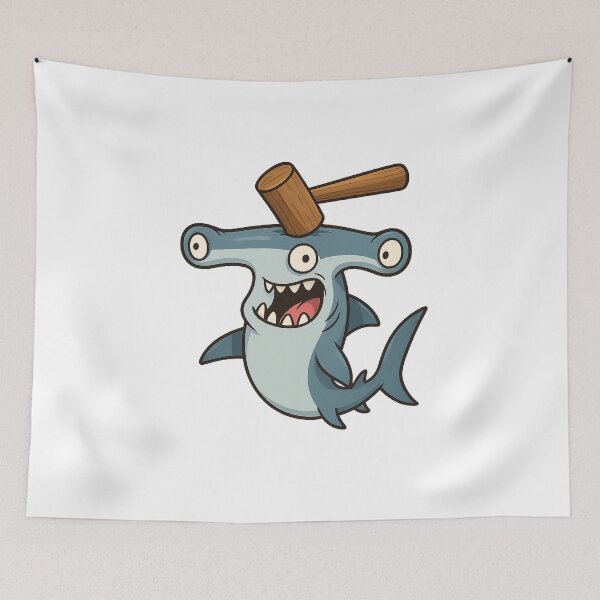 Item preview, Funny Hammerhead Shark designed and sold by SGMark.
