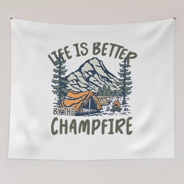 Item preview, Life Is Better By The Campfire, Camp Crew Shirt, Camp Fire Shirt, Camping Squad Tee, Bonfire Nights Shirt, Happy Camping Shirt, Camper Shirt designed and sold by Spyshirt.