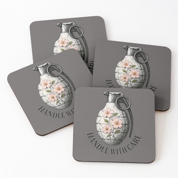 Item preview, Handle With Care Grenade Art designed and sold by Shoot-The-Moon.