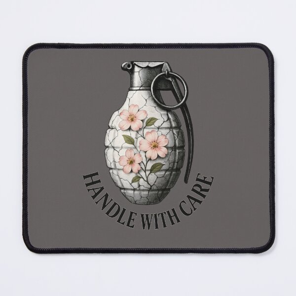 Item preview, Handle With Care Grenade Art designed and sold by Shoot-The-Moon.