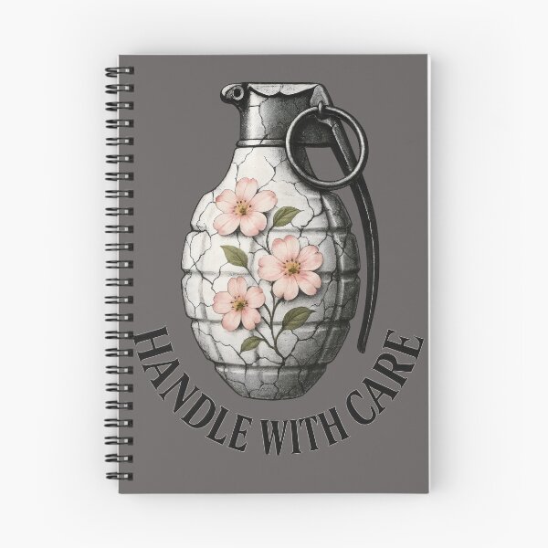Item preview, Handle With Care Grenade Art designed and sold by Shoot-The-Moon.