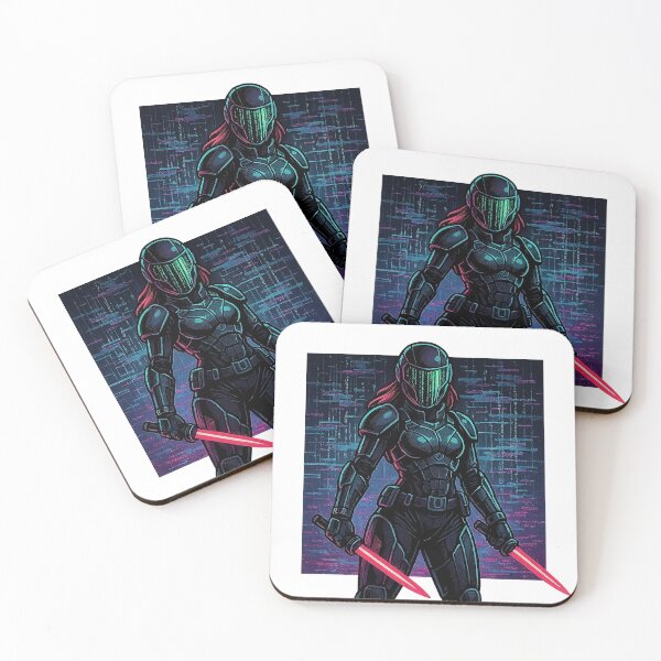 Item preview, Huntrix – Cyberpunk Hunter Heroine designed and sold by ravinduyas.