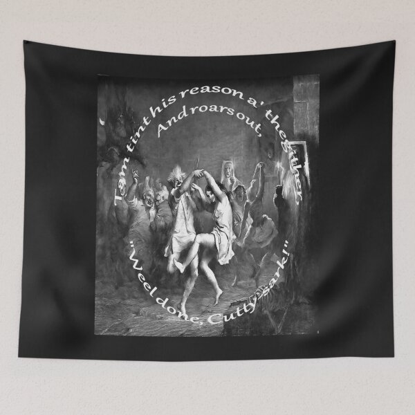Item preview, Tom Lost His Reason All Together Burns Night In Grey designed and sold by taiche.