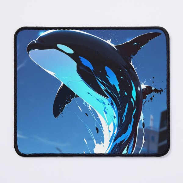 Item preview, Majestic Blue Whale in the Deep Sea designed and sold by Graphiqe.