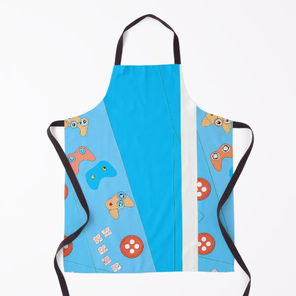 Item preview, Abstract Play: Gaming Elements in Blue designed and sold by ART ATTACK ZONE.