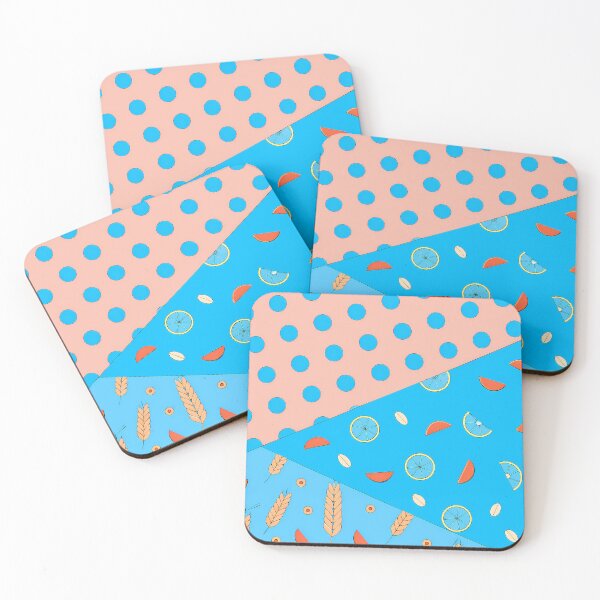 Item preview, Geometric Food Patterns: A Balanced Composition designed and sold by ART ATTACK ZONE.