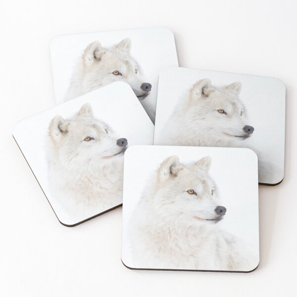 Item preview, Portrait of an Arctic Wolf designed and sold by James Cumming.