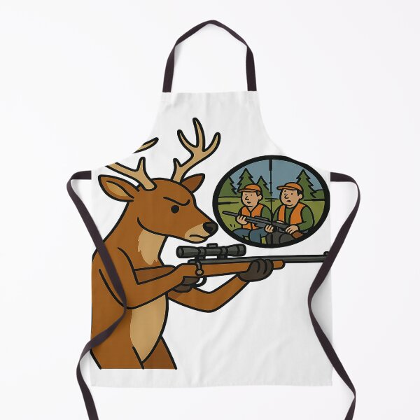 Item preview, Role Reversal: Deer Hunter Spots Humans designed and sold by Flipped World Society.