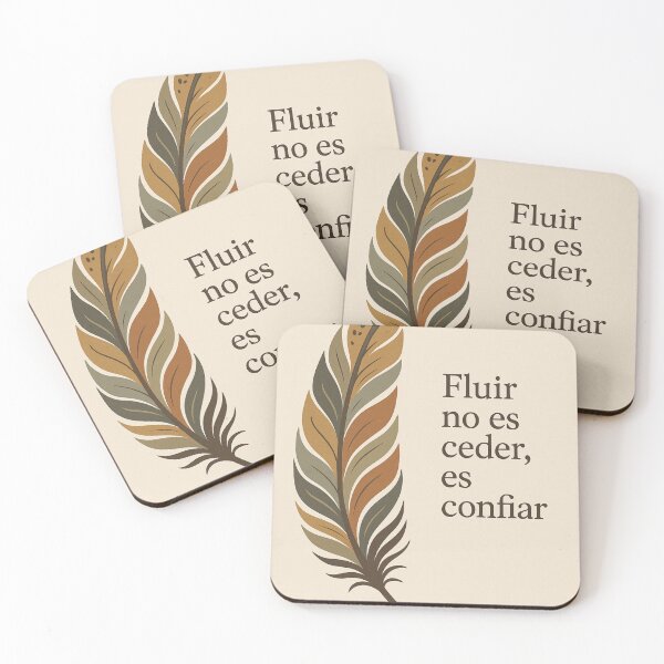 Item preview, Pluma – lámina con frase espiritual en español. designed and sold by Habita Tu Espacio.