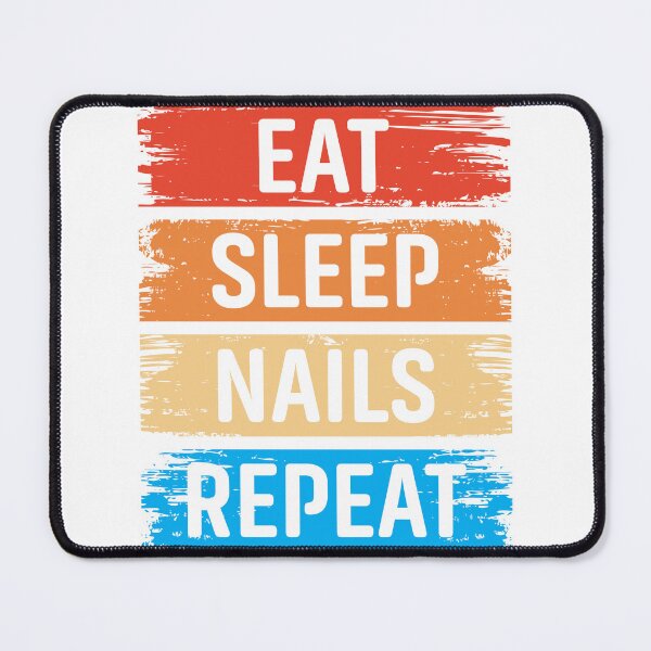 Item preview, Eat Sleep Nails Repeat – Fun Nail Tech Gift Desig designed and sold by EmeraldeaArt.