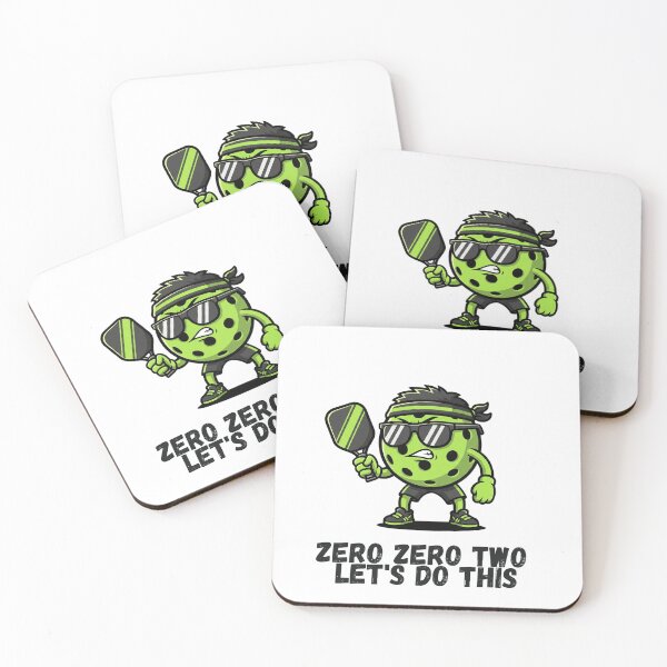 Item preview, Cool Pickleball Mascot - Zero Zero Two designed and sold by TheKitchenLine.