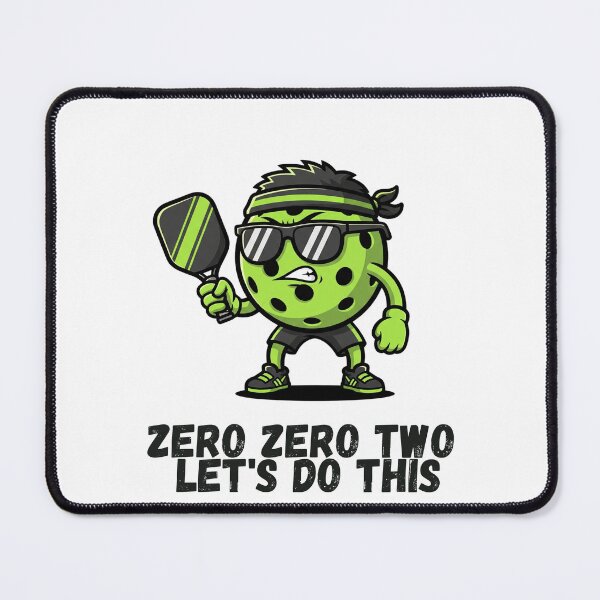 Item preview, Cool Pickleball Mascot - Zero Zero Two designed and sold by TheKitchenLine.