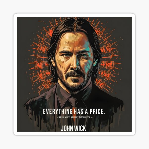 Artikel-Vorschau von John Wick – „Alles hat seinen Preis“ – Kinoplakatkunst, designt und verkauft von Mahatrends.