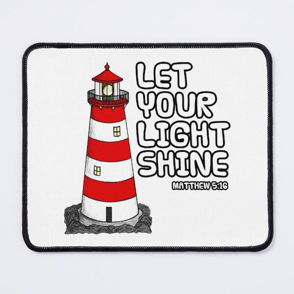 Item preview, Lighthouse, Let Your Light Shine, Matthew 5, Christian Church  designed and sold by doodlerob.
