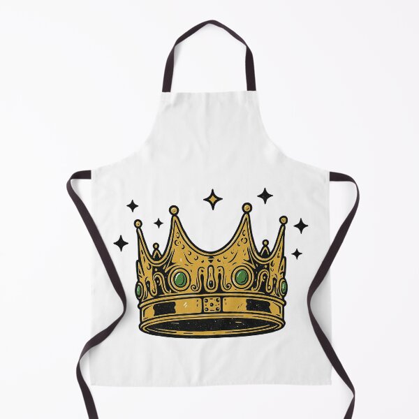 Item preview, Royal Gold Crown with Emerald Jewels – Majestic Vintage Illustration designed and sold by ArtfulWeave.