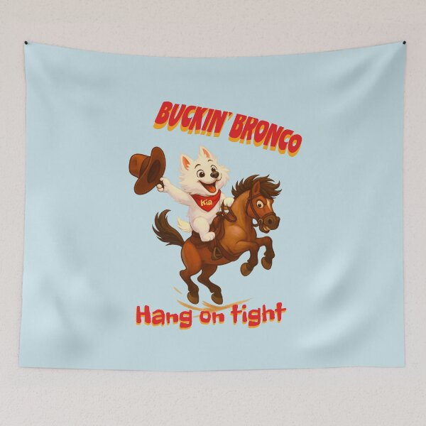 Item preview, Buckin’ Bronco Kia designed and sold by ArtRoyal13.
