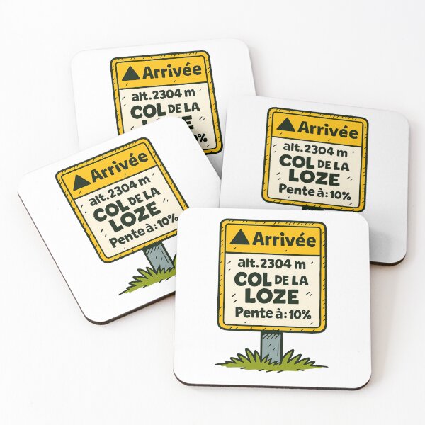 Item preview, Col de la Loze – goal of the challenge designed and sold by malero-design.