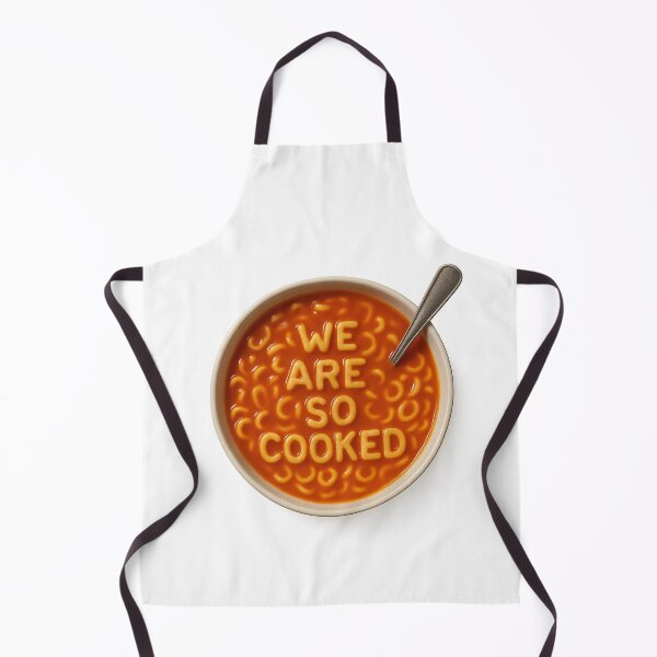 Item preview, Alphabet Soup "We Are So Cooked" designed and sold by Quantum Banana.
