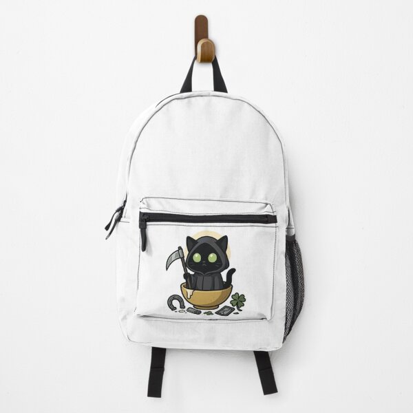 Item preview, Grim Reaper Cat – Cute but Cursed Familiar designed and sold by OtakuQuotes.