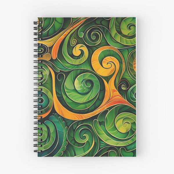 Item preview, New Zealand Māori Paua Pattern Koru Design 438 designed and sold by GrinGalore.