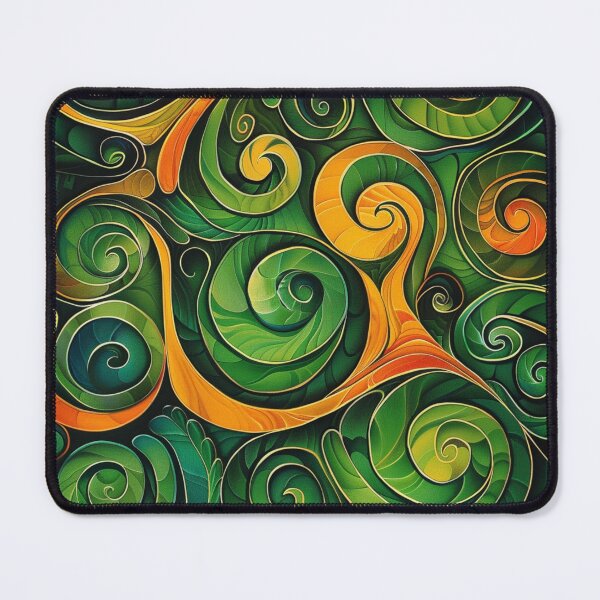 Item preview, New Zealand Māori Paua Pattern Koru Design 438 designed and sold by GrinGalore.