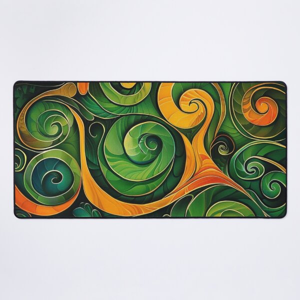 Item preview, New Zealand Māori Paua Pattern Koru Design 438 designed and sold by GrinGalore.