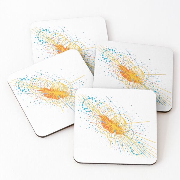 Item preview, Particle Collision Explosion – Abstract Science and Energy Lines Art designed and sold by ArtfulWeave.