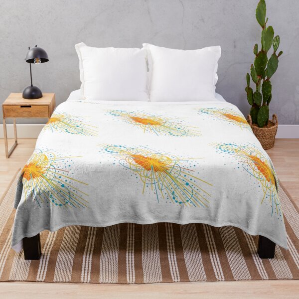 Item preview, Particle Collision Explosion – Abstract Science and Energy Lines Art designed and sold by ArtfulWeave.