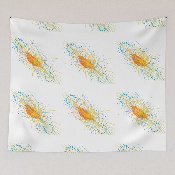 Item preview, Particle Collision Explosion – Abstract Science and Energy Lines Art designed and sold by ArtfulWeave.